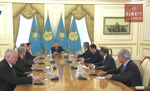 В Акорде прошла встреча Нурсултана Назарбаев и руководителей делегации секретарей СБ