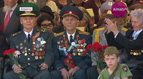 В Алматы отметили День Победы