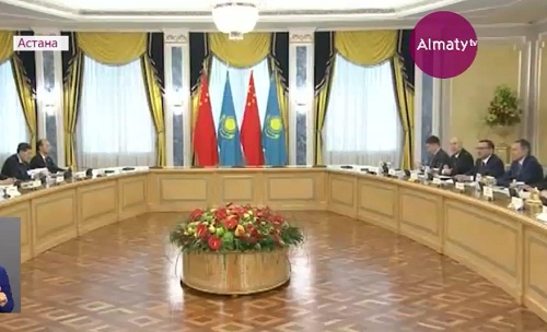В Астане прошла встреча лидеров Казахстана и Китая 