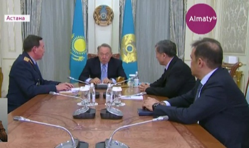 Нурсултан Назарбаев отметил заслуги правоохранительных органов 