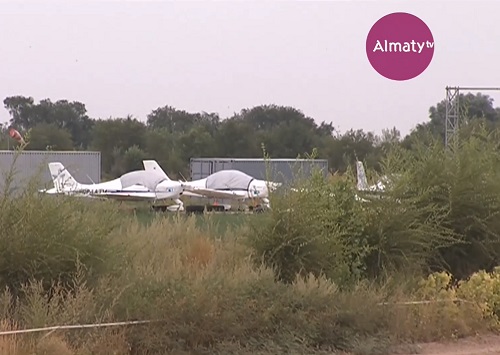 В Алматинской области разбился учебный самолет