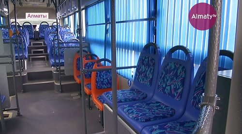 В Алматы стали курсировать новые автобусы стандарта Евро-5 