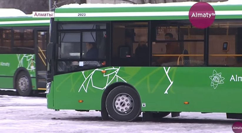 Новые автобусы стали обслуживать 131-й и 115-й маршруты в Алматы