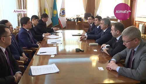 Аким Алматы встретился с заместителем премьер-министра Татарстана 