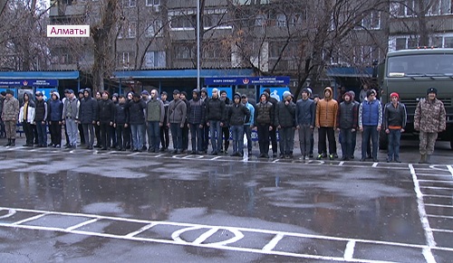 Тысячу призывников из Алматы призовут служить в армию