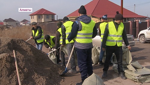 ДЧС: в Алматы на 40% снизилось количество объектов в зоне подтоплений