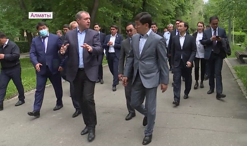 В Алматы реконструируют Центральный парк отдыха
