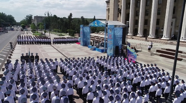 На страже порядка: в Алматы отметили День полиции