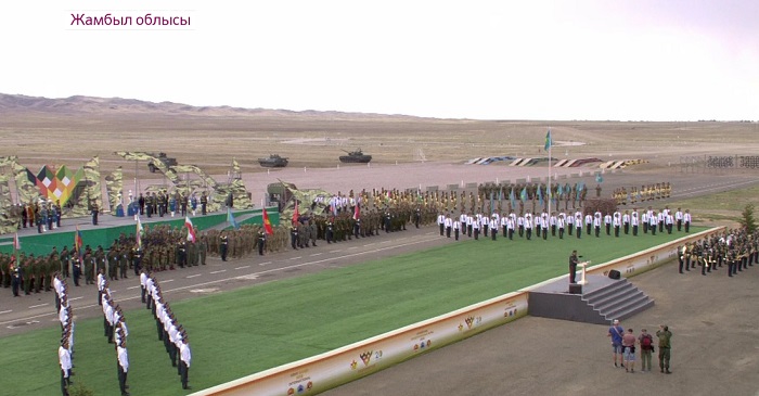 На военном полигоне "Отар" стартовали международные армейские игры