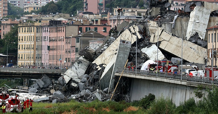 Обрушение моста в Генуе: число жертв возросло до 38