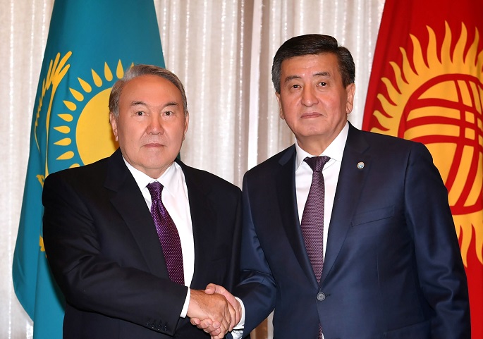 Нурсултан Назарбаев встретился с президентом Кыргызстана