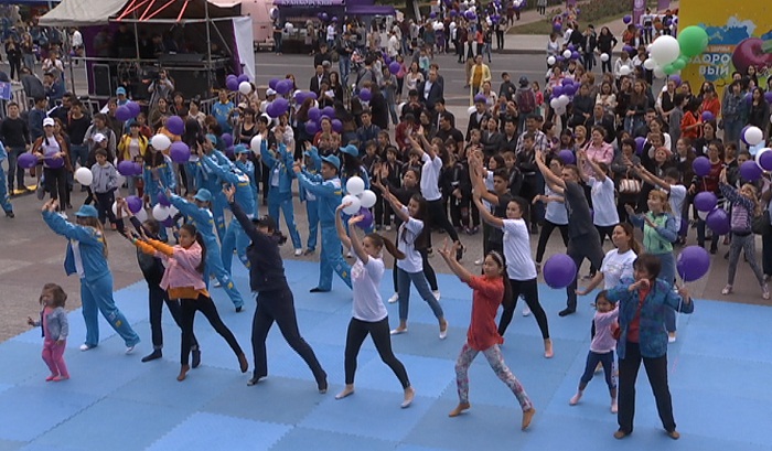 Фестиваль здоровья прошел в Алматы