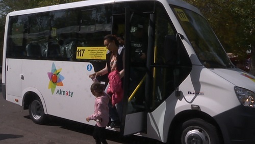 Новые автобусы маршрута № 117 связали удаленный микрорайон и Алматы