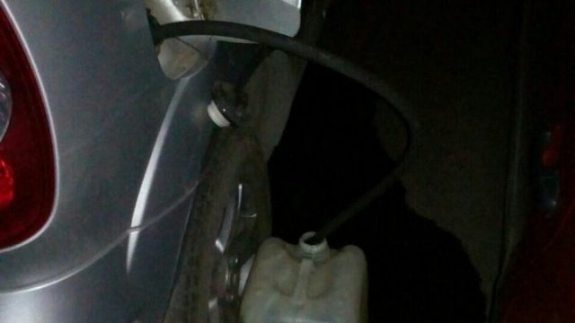 Ворующих бензин жителей Костаная задержал бывший полицейский