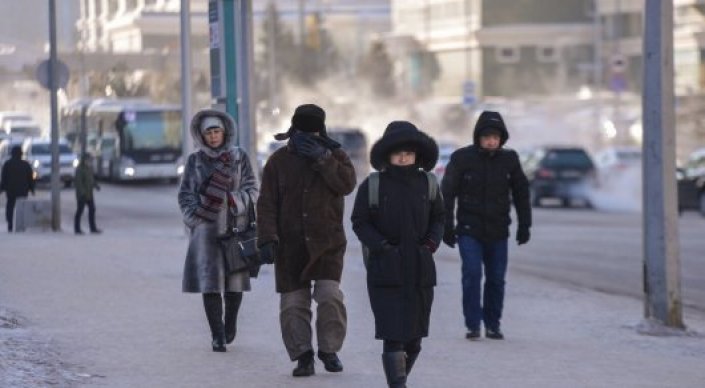Сегодня ночью Астана и Караганда были одними из самых холодных мест в мире