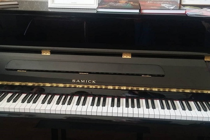 Американские фанаты Димаша Кудайбергенова подарили пианино его альма-матер