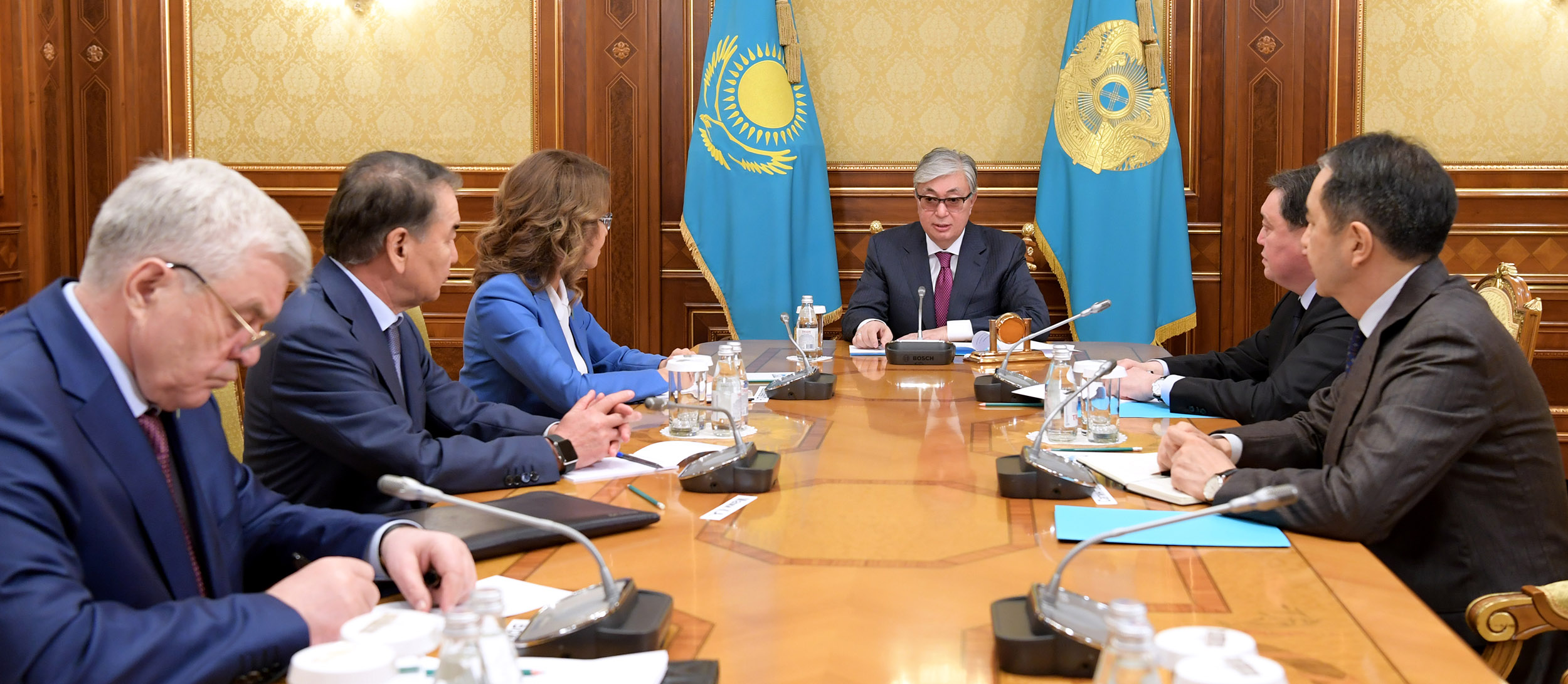Президент РК принял Даригу Назарбаеву, Аскара Мамина и Владимира Божко