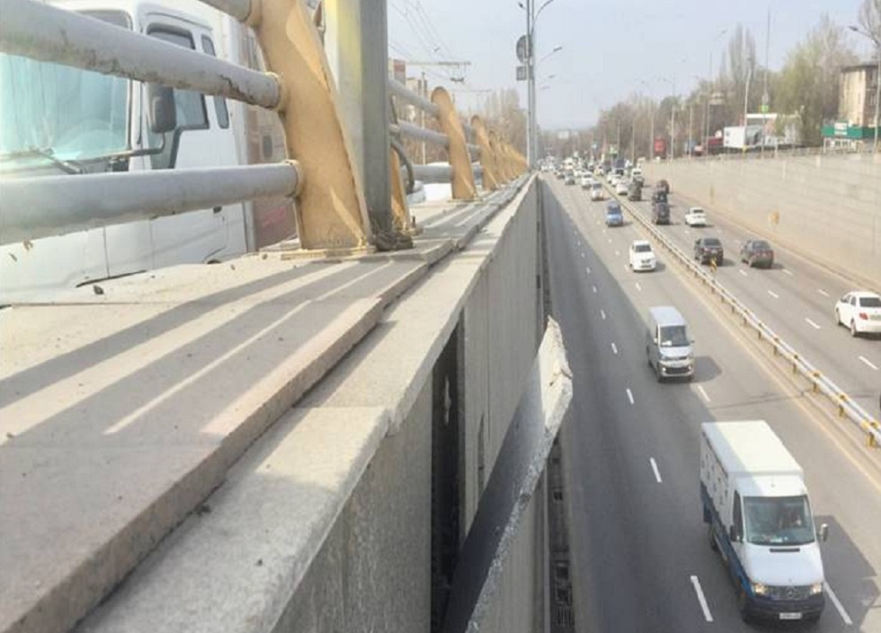 В Алматы отремонтируют стены транспортных развязок
