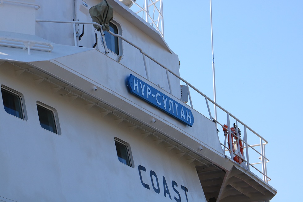 Новый корабль "Нур-Султан" получит пограничная служба Каспия