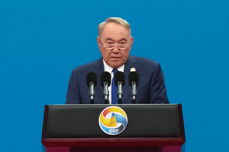 Нурсултан Назарбаев выступил на форуме "Один пояс, один путь" в Пекине