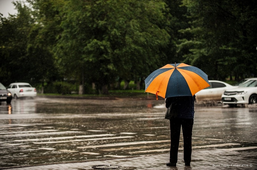 Дожди с грозами и град: погода в Казахстане на 23 июля
