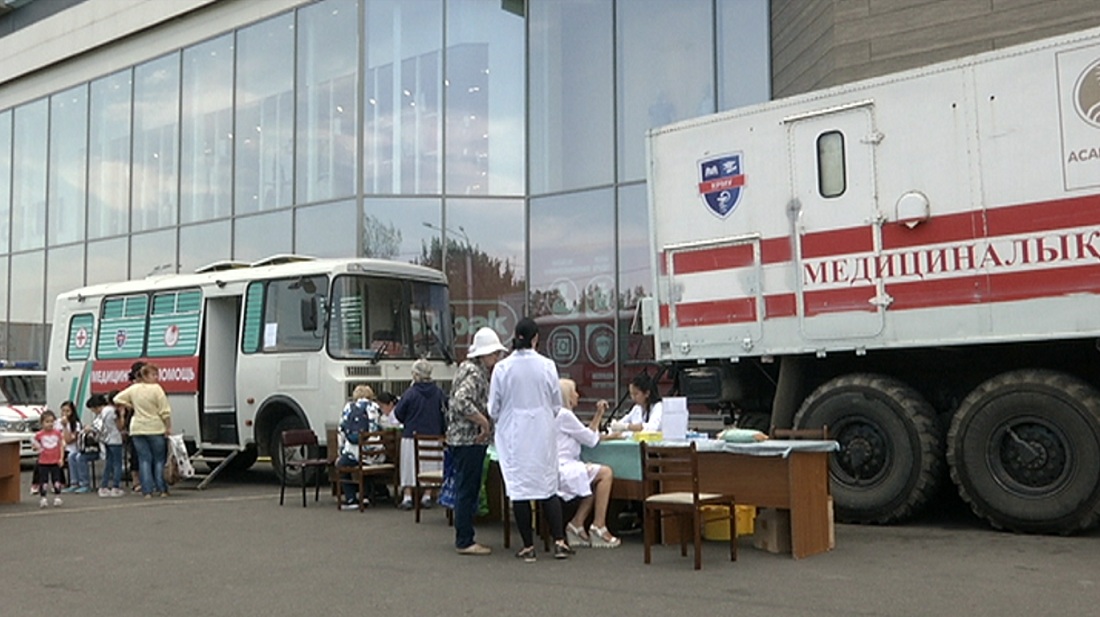 Акция здоровья продолжается в Алматы