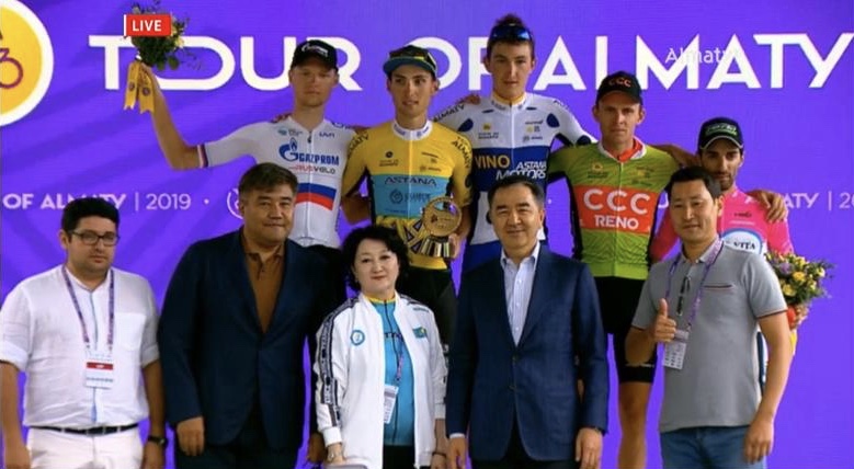 Победителем велогонки Tour of Almaty стал Юрий Натаров