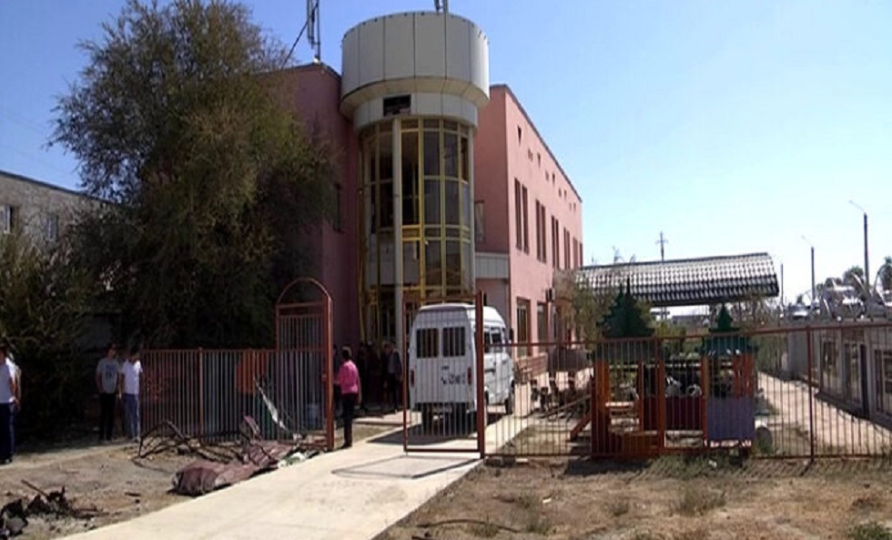Детский сад пострадал от взрыва в Туркестане