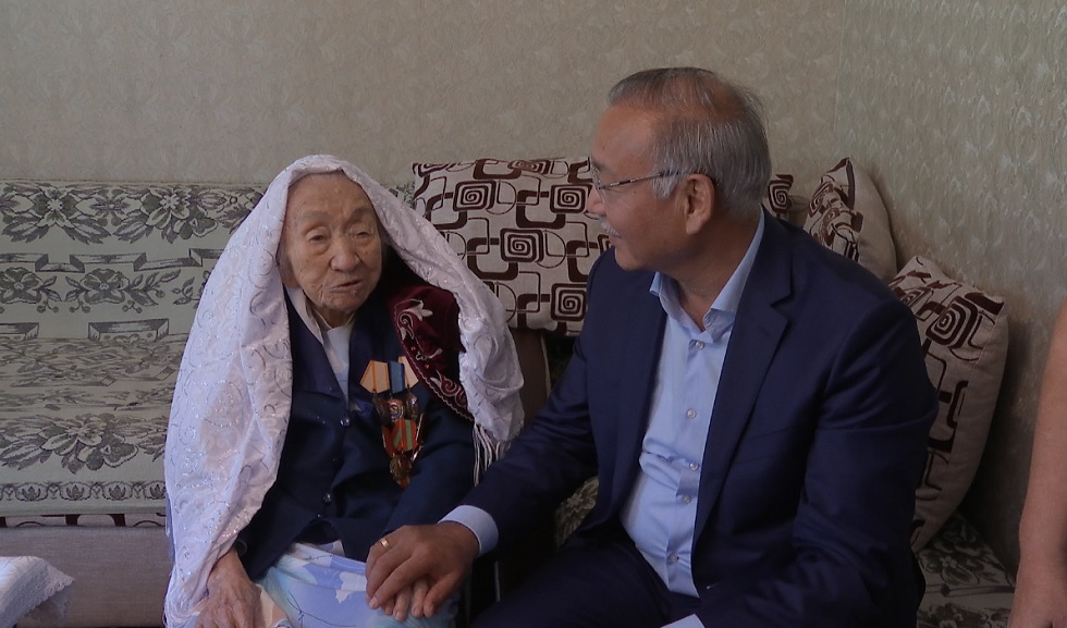 106-летие отмечает жительница Медеуского района Алматы