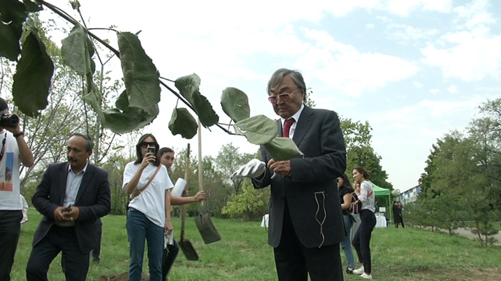 Семей полигоны 30 жыл: Олжас Сүлейменов бастаған  зиялы қауым ағаш отырғызды