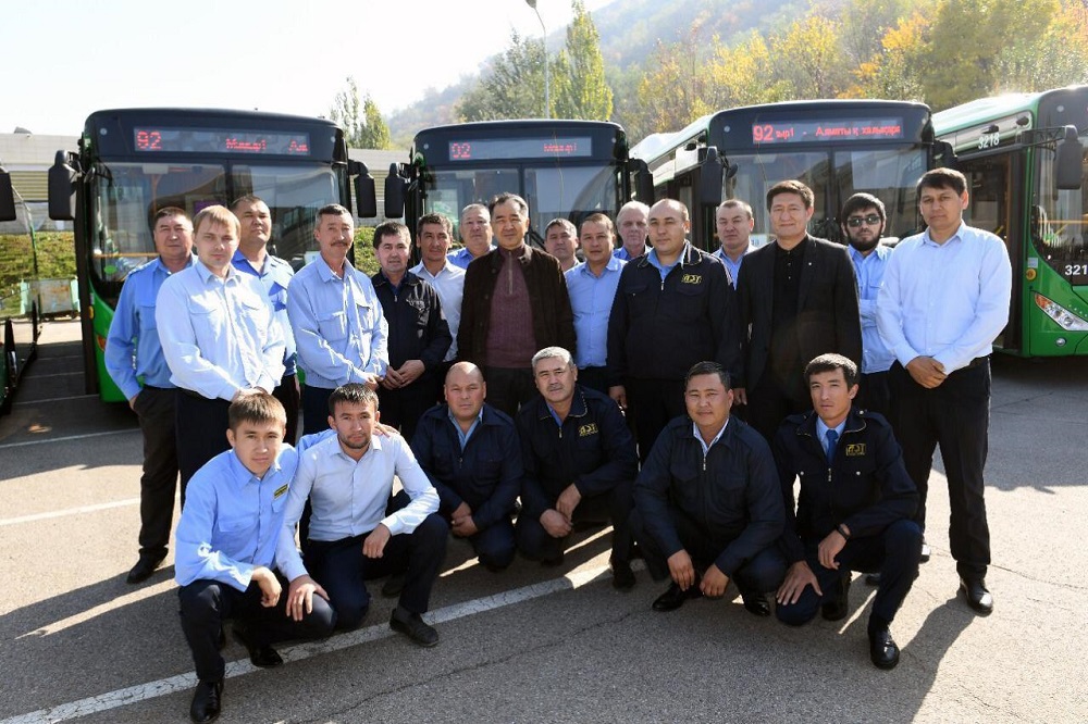 Автобусы маршрута №92 обновили в Алматы