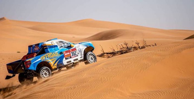 Казахстанский экипаж поднялся на несколько позиций по итогам восьмого этапа ралли "Дакар"