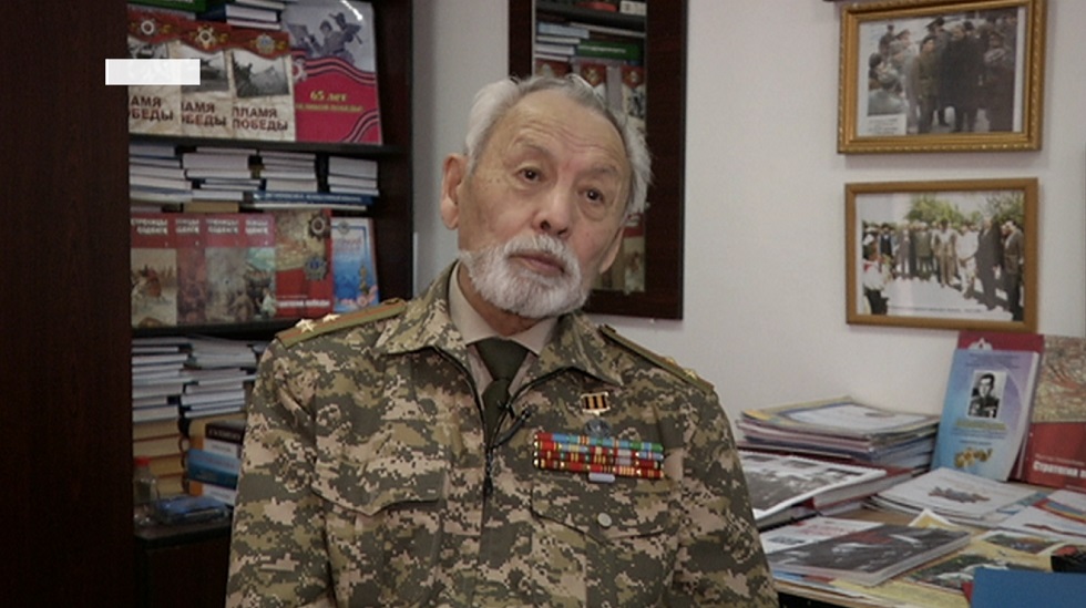 Ветерану вооруженных сил Казахстана Киму Серикбаеву - 86 лет