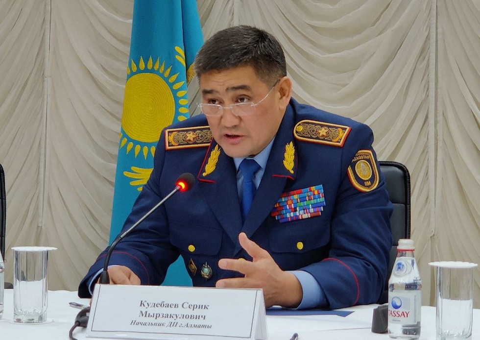 Серик Кудебаев освобожден от должности начальника Департамента полиции Алматы