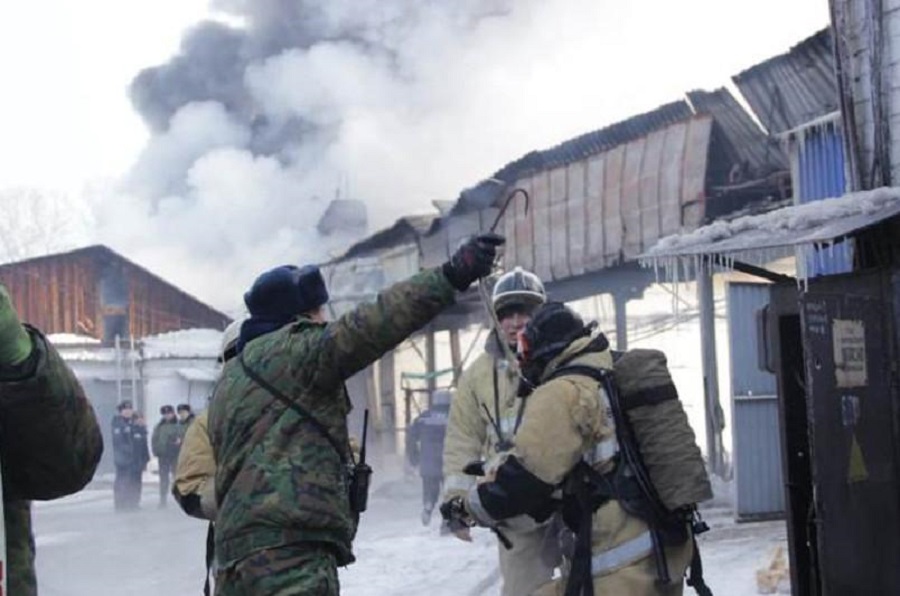 Пожар на маслозаводе в Усть-Каменогорске удалось потушить 