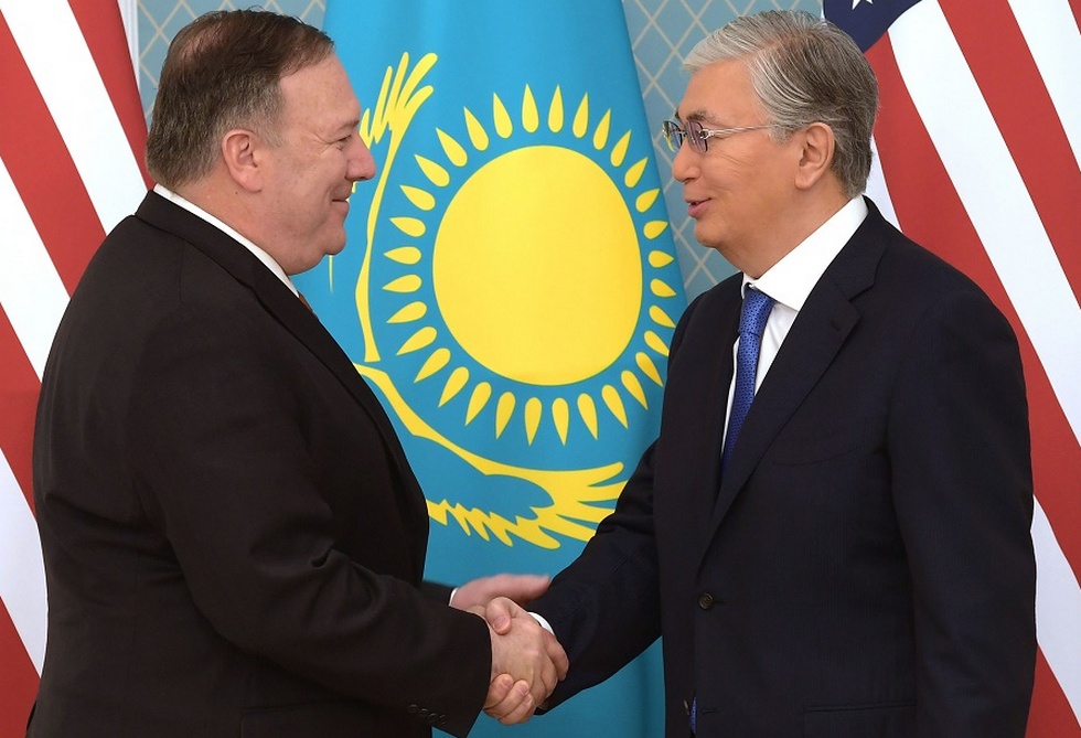 Президент Казахстана принял Государственного секретаря США Майкла Помпео