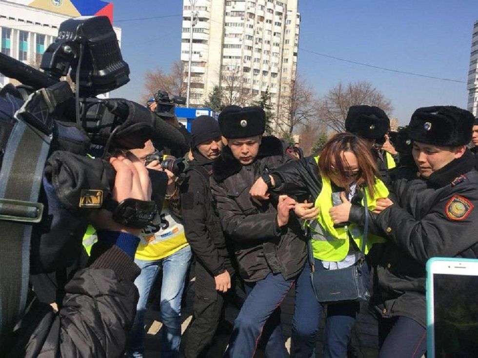 80 человек задержаны в Казахстане за попытку провести несанкционированные  митинги | Almaty.tv