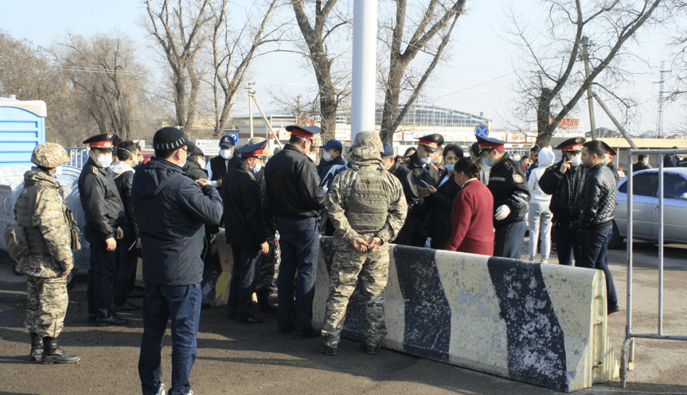Ситуация на блокпостах Алматы стабильная