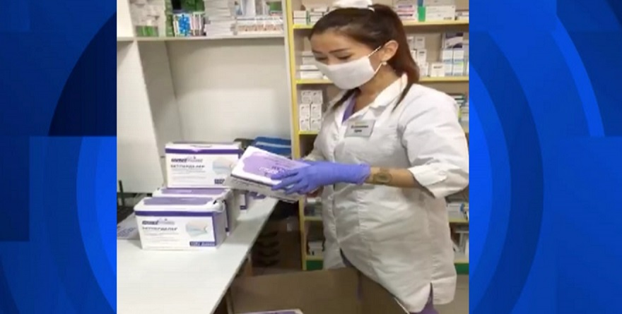 Девять тысяч медицинских масок поступило в продажу аптечной сети Алматы