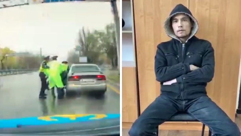 “Изгоняю джинов, снимаю порчу”: что известно о мужчине, наехавшем на ногу полицейского в Алматы