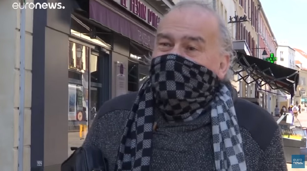Обязательное ношение масок ввели во Франции