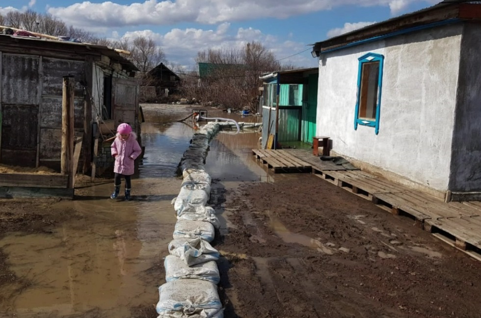 Паводковая ситуация в Казахстане 15 апреля