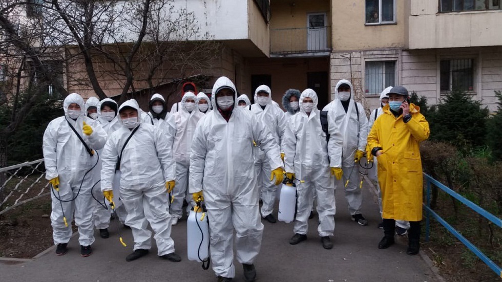 В Алматы стартовал восьмой этап массовой дезинфекции