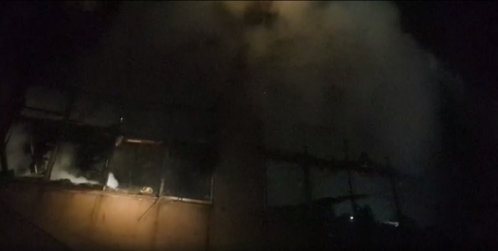 Пожар произошел в здании производственного цеха в Нур-Султане