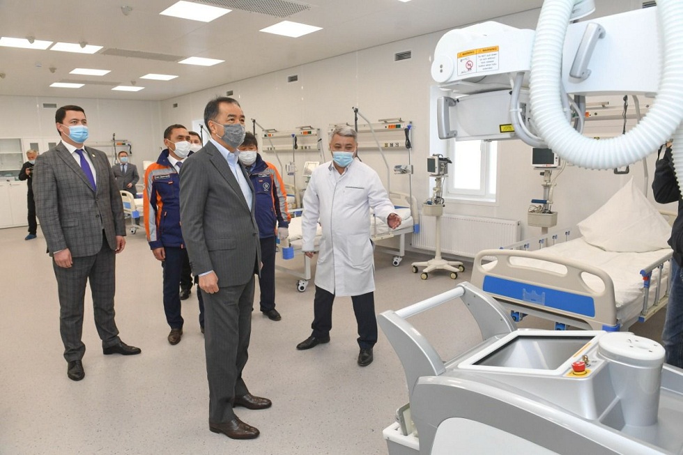 В Алматы за 2 месяца построен инфекционный госпиталь на 300 мест