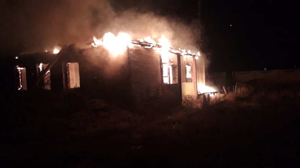 Пожар в Павлодарской области: один человек погиб