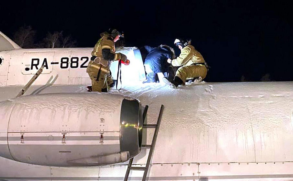 Доигрался: подросток застрял в турбине самолета ЯК-40