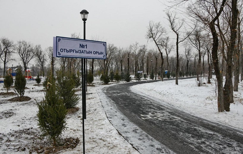 Большая территория, речка, спортивные зоны: что говорят желтоксановцы о новом парке Турксибского района Алматы 
