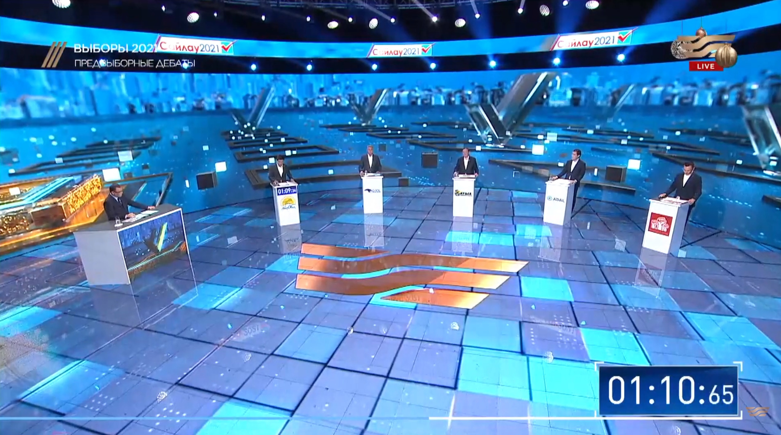Представители политических партий Казахстана вновь выступили на теледебатах 