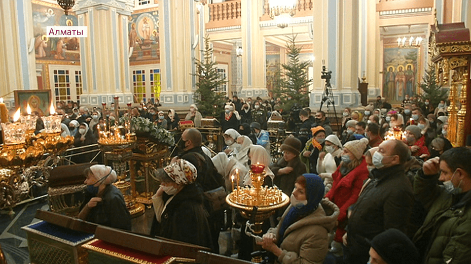 Как православные казахстанцы отметили Рождество